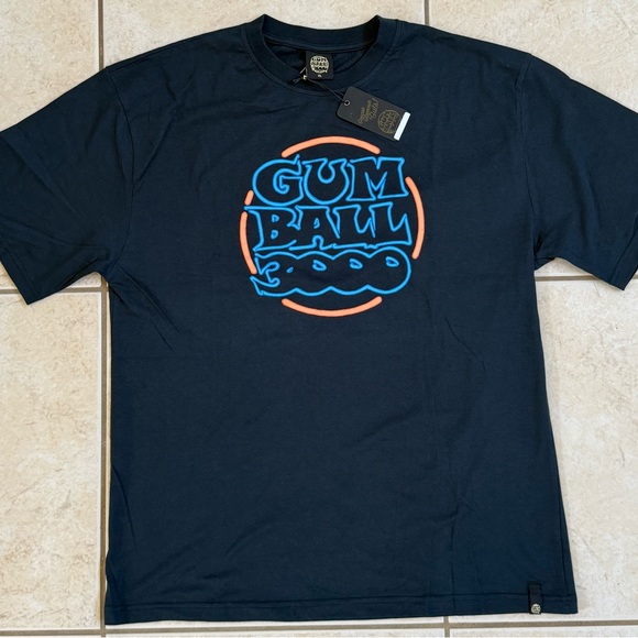 gumball Other - NWT Men's Gumball 3000 Short Sleeve Navy Blue T-shirt Size XL